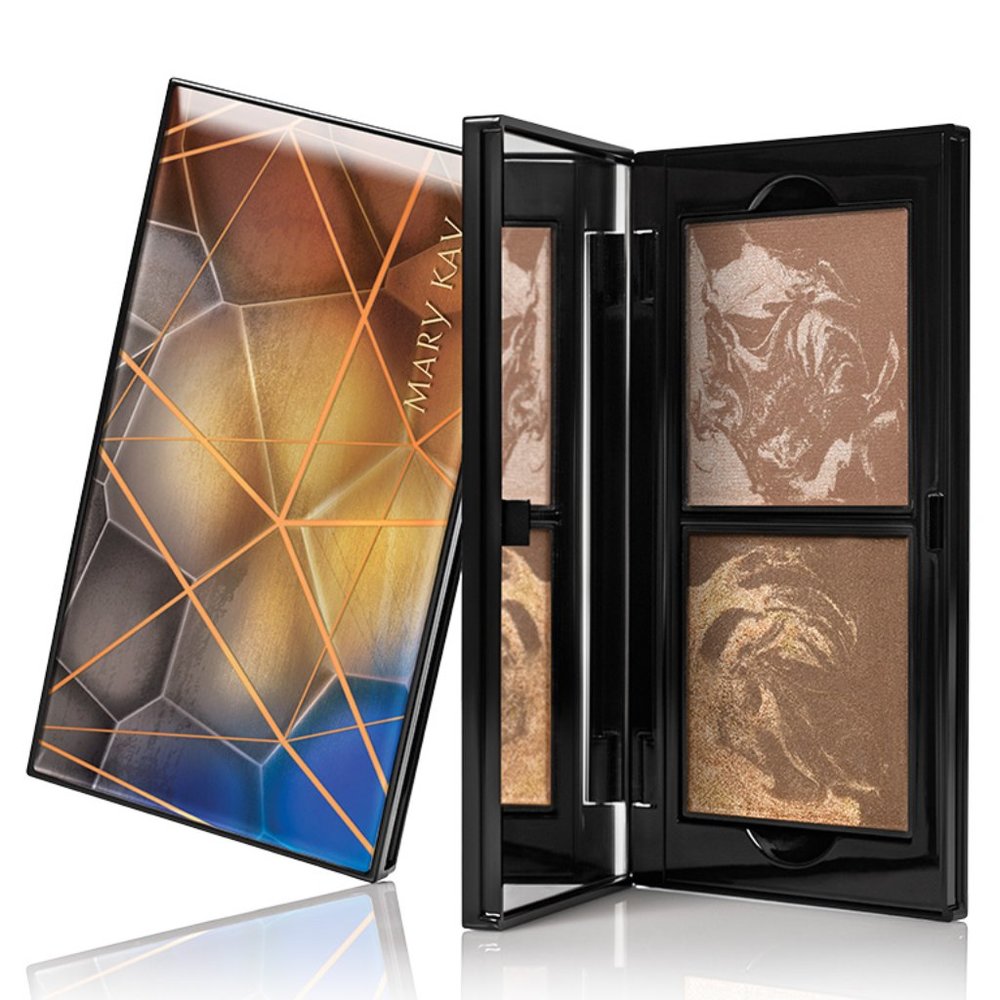 Gilded Glow Illuminating Bronzer with Palette by Mary Kay NIB